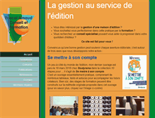 Tablet Screenshot of gestion-edition.com
